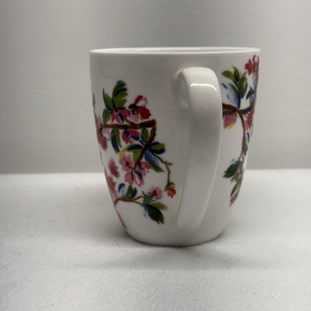 Mikasa Butterfly Garden Mug Bone China White Floral Songbird Cottagecore - Picture 6 of 7